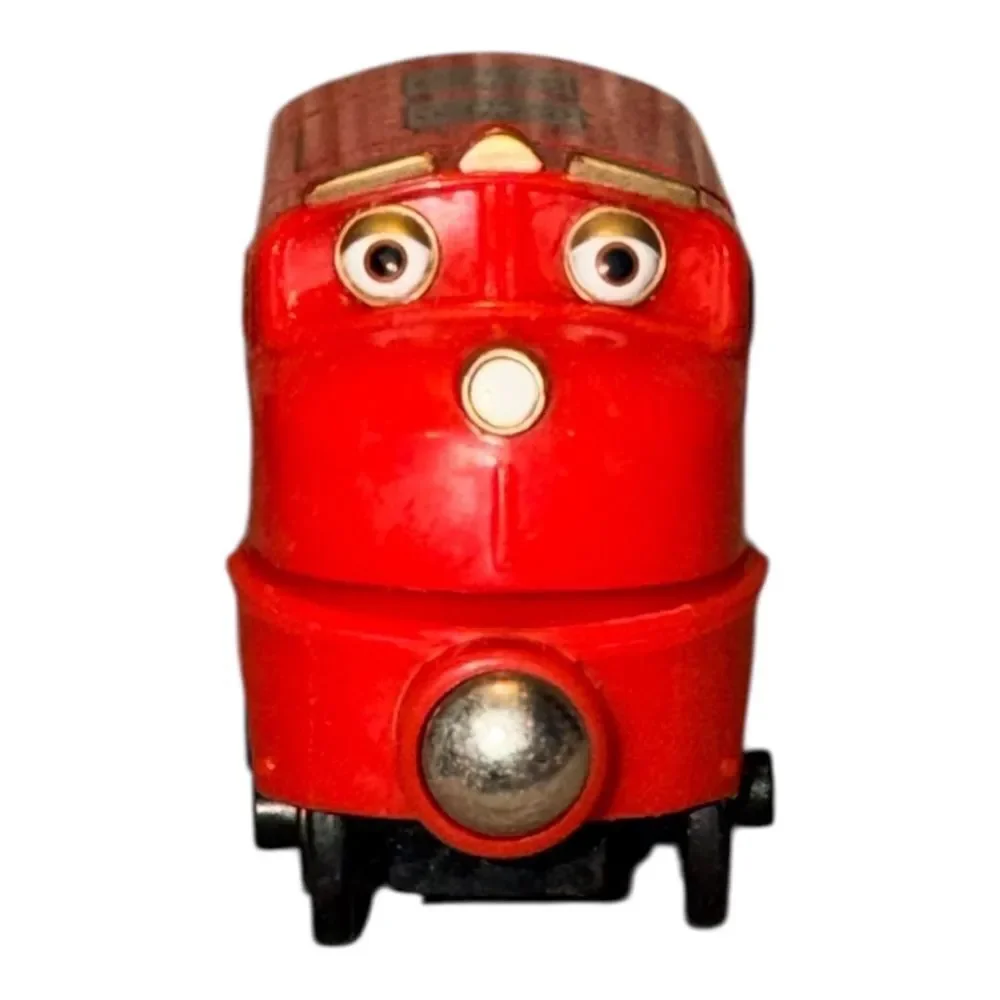 Wilson from Chuggington Tank Steam Engine Train Wooden Railway Red EUC